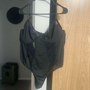 SHEIN Black Shapewear Bodysuit
